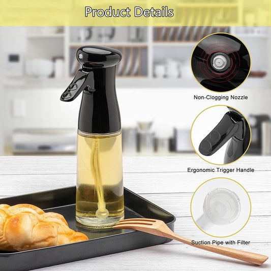 Multipurpose Oil Sprayer Bottle for Kitchen – Air Fryer Friendly